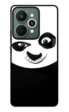 Panda Realme 15 Glass Case Back Cover by Casekaro