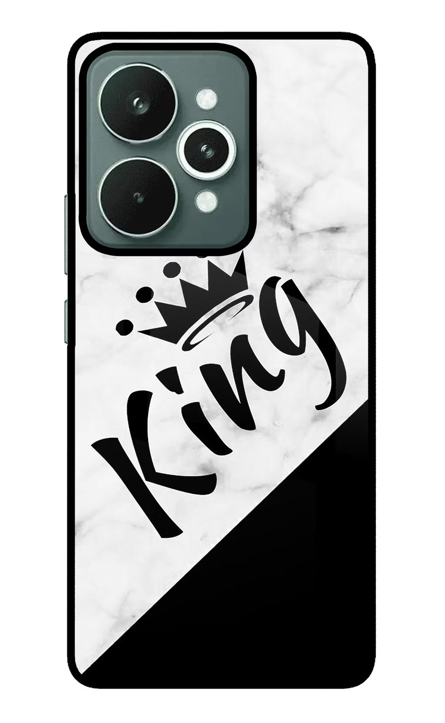 King Realme 15 Back Cover, Metal case