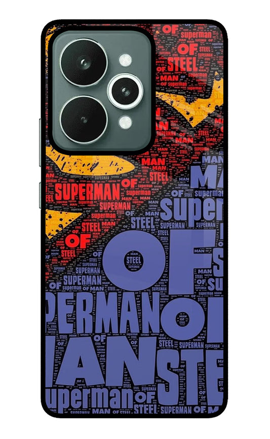 Superman Realme 15 Glass Case