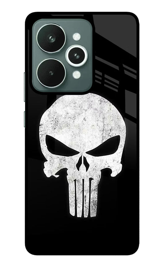 Punisher Skull Realme 15 Glass Case
