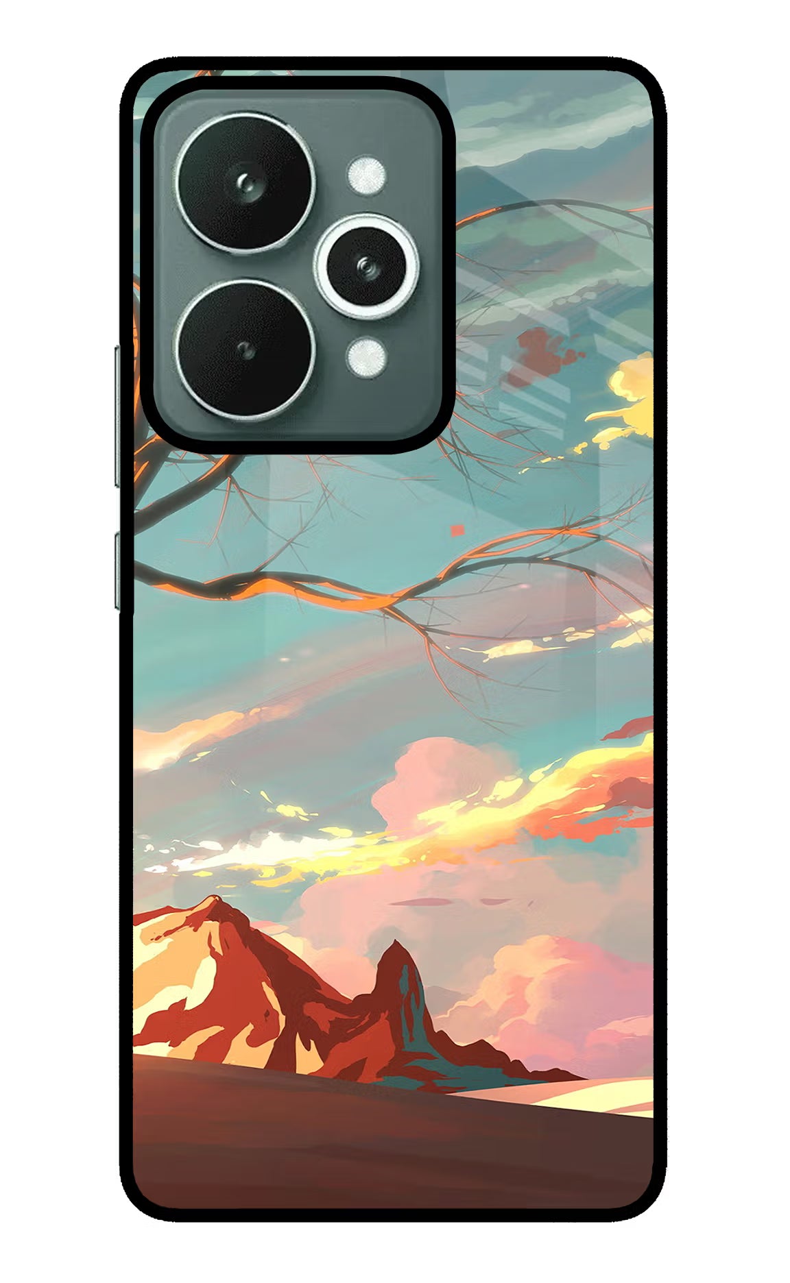 Scenery Realme 15 Glass Case Back Cover by Casekaro