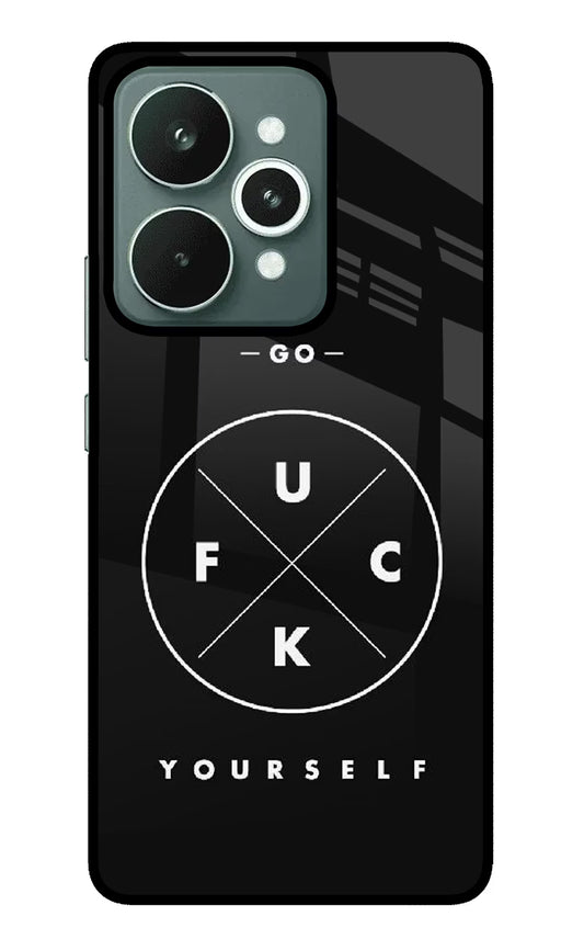 Go Fuck Yourself Realme 15 Glass Case