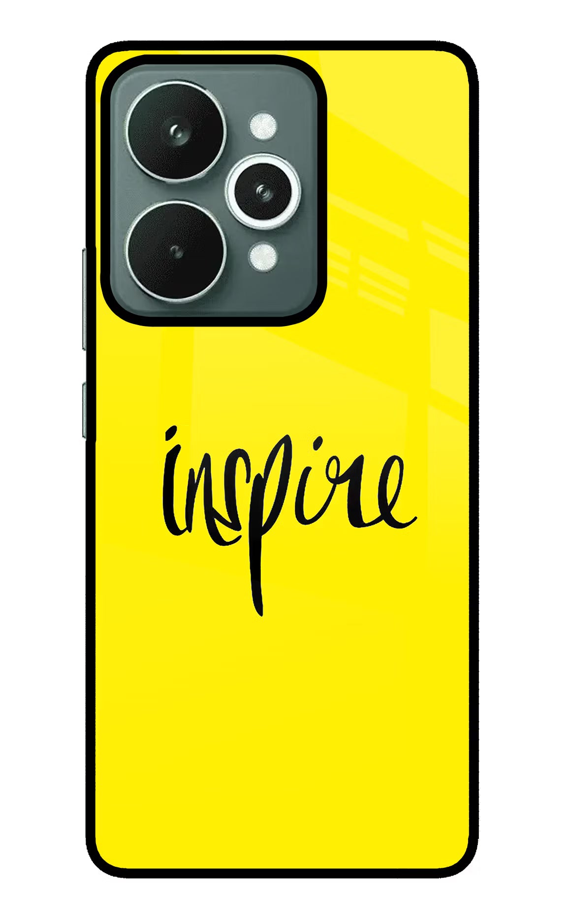 Inspire Realme 15 Glass Case Back Cover by Casekaro