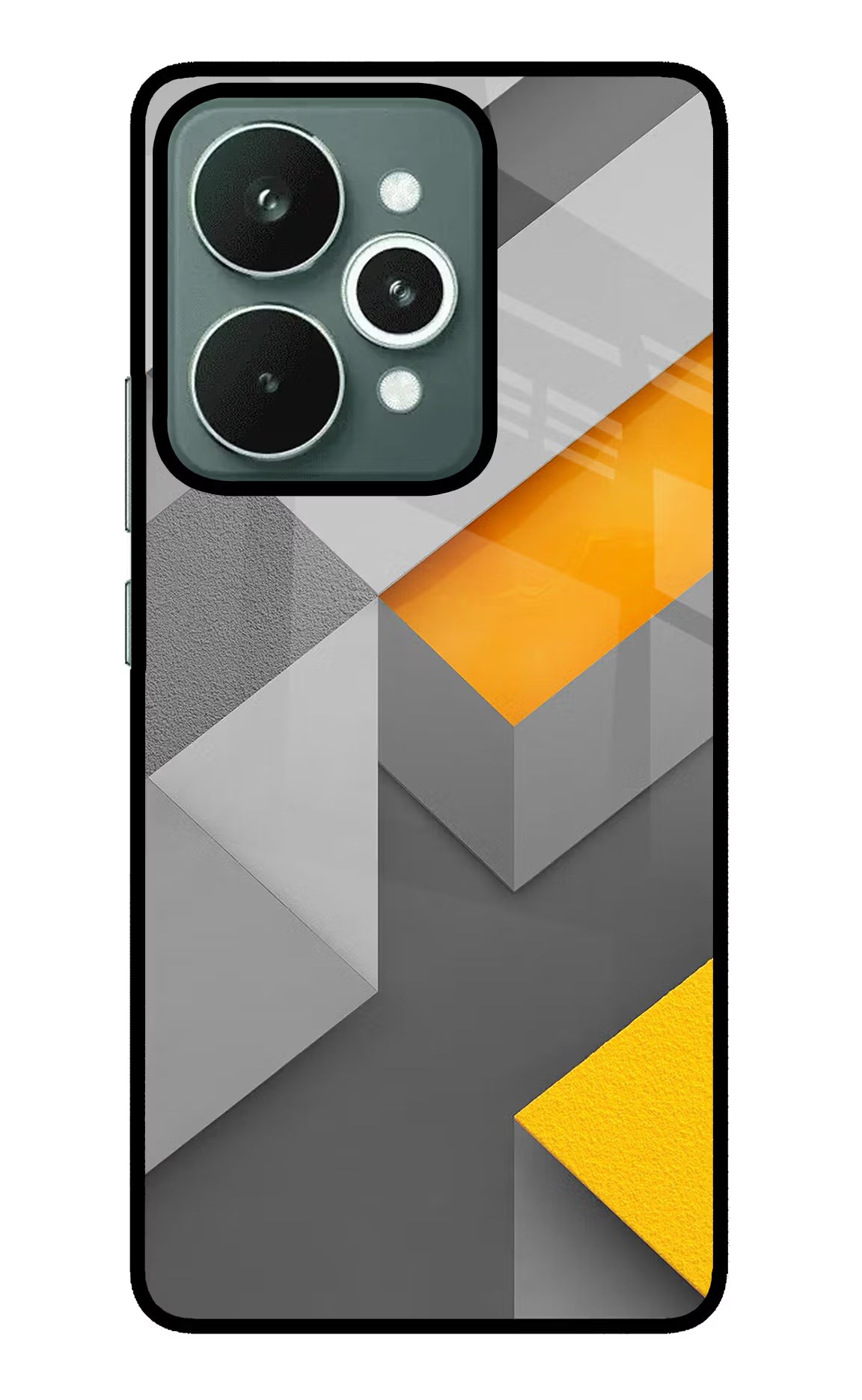 Abstract Realme 15 Glass Case Back Cover by Casekaro