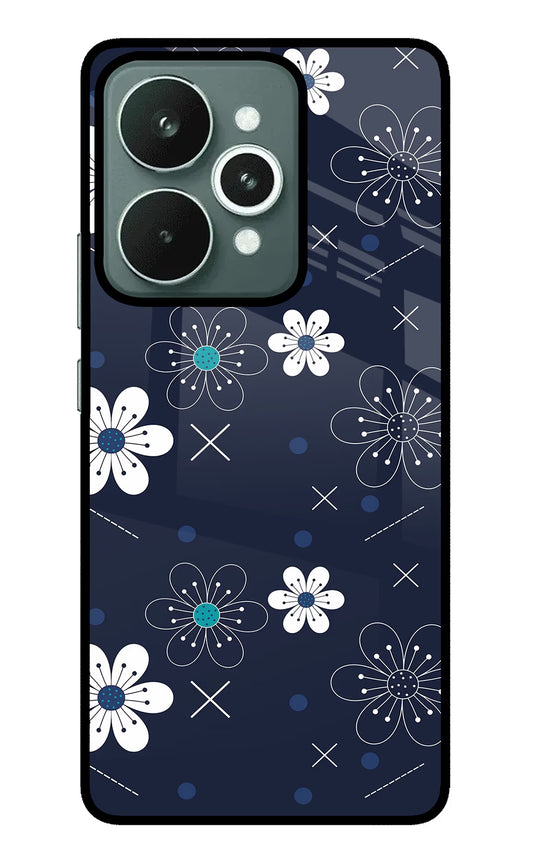 Flowers Realme 15 Glass Case