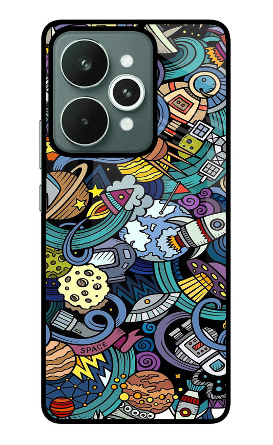 Space Abstract Realme 15 Glass Case