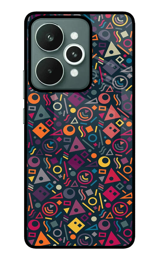 Geometric Abstract Realme 15 Glass Case