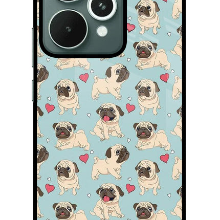 Pug Dog Realme 15 Glass Case