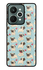 Pug Dog Realme 15 Glass Case