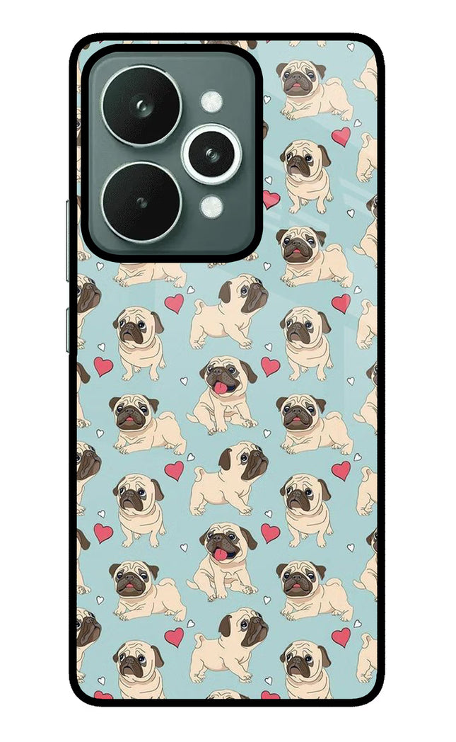 Pug Dog Realme 15 Glass Case