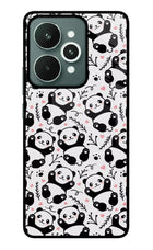 Cute Panda Realme 15 Glass Case