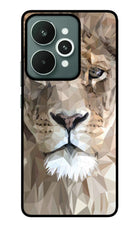 Lion Art Realme 15 Glass Case