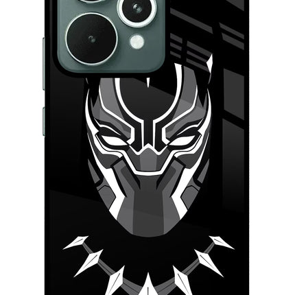 Black Panther Realme 15 Glass Case