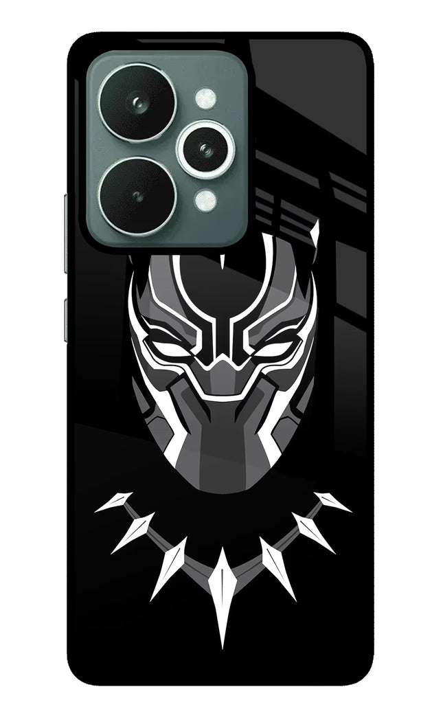 Black Panther Realme 15 Glass Case