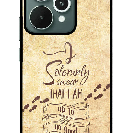 I Solemnly swear that i up to no good Realme 15 Glass Case
