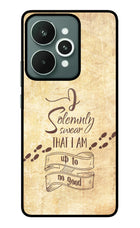 I Solemnly swear that i up to no good Realme 15 Glass Case