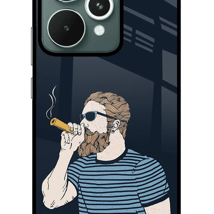 Smoking Realme 15 Glass Case