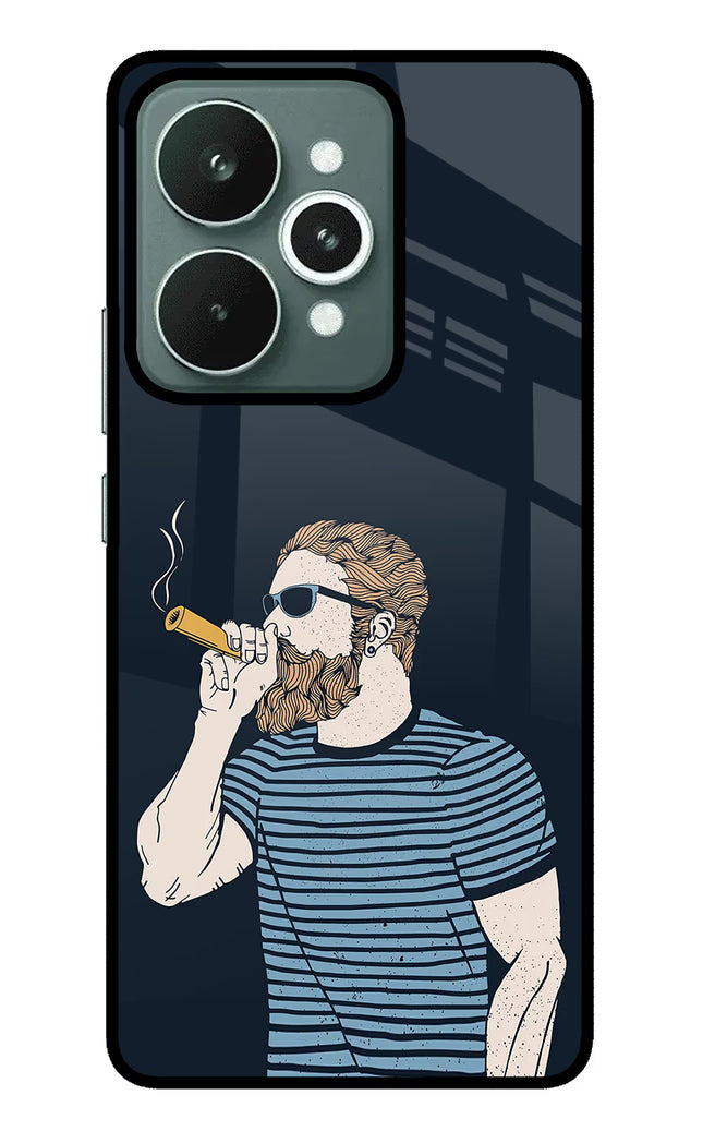 Smoking Realme 15 Glass Case