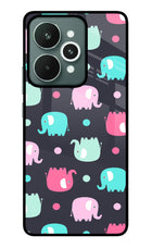 Elephants Realme 15 Glass Case