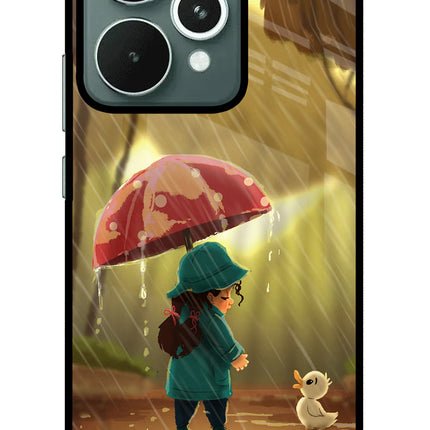 Rainy Day Realme 15 Glass Case