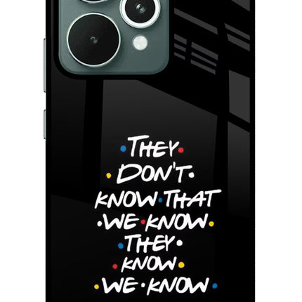 FRIENDS Dialogue Realme 15 Glass Case