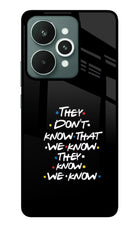 FRIENDS Dialogue Realme 15 Glass Case