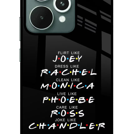FRIENDS Character Realme 15 Glass Case