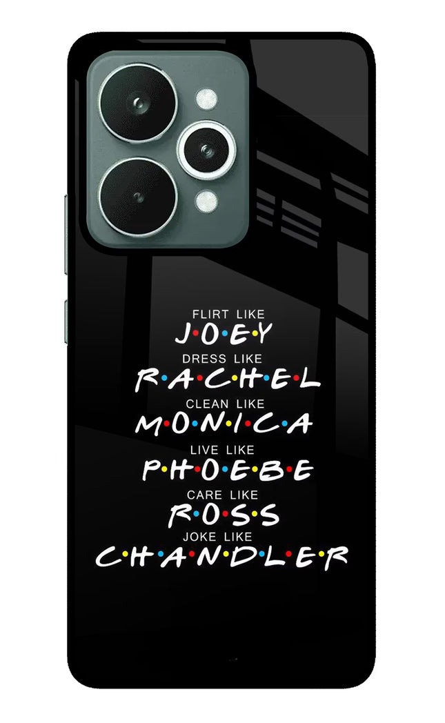 FRIENDS Character Realme 15 Glass Case