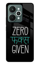 Zero Fucks Given Realme 15 Glass Case