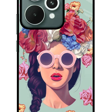 Pretty Girl Realme 15 Glass Case