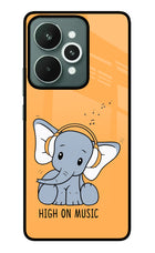 High On Music Realme 15 Glass Case