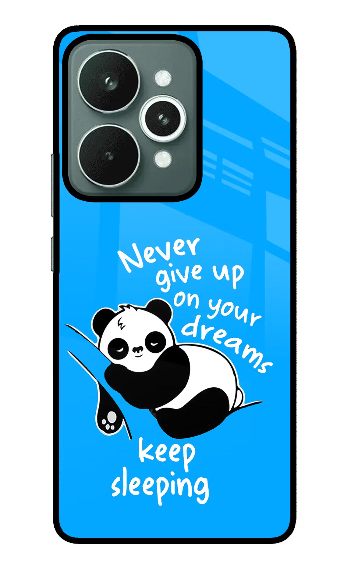 Keep Sleeping Realme 15 Glass Case