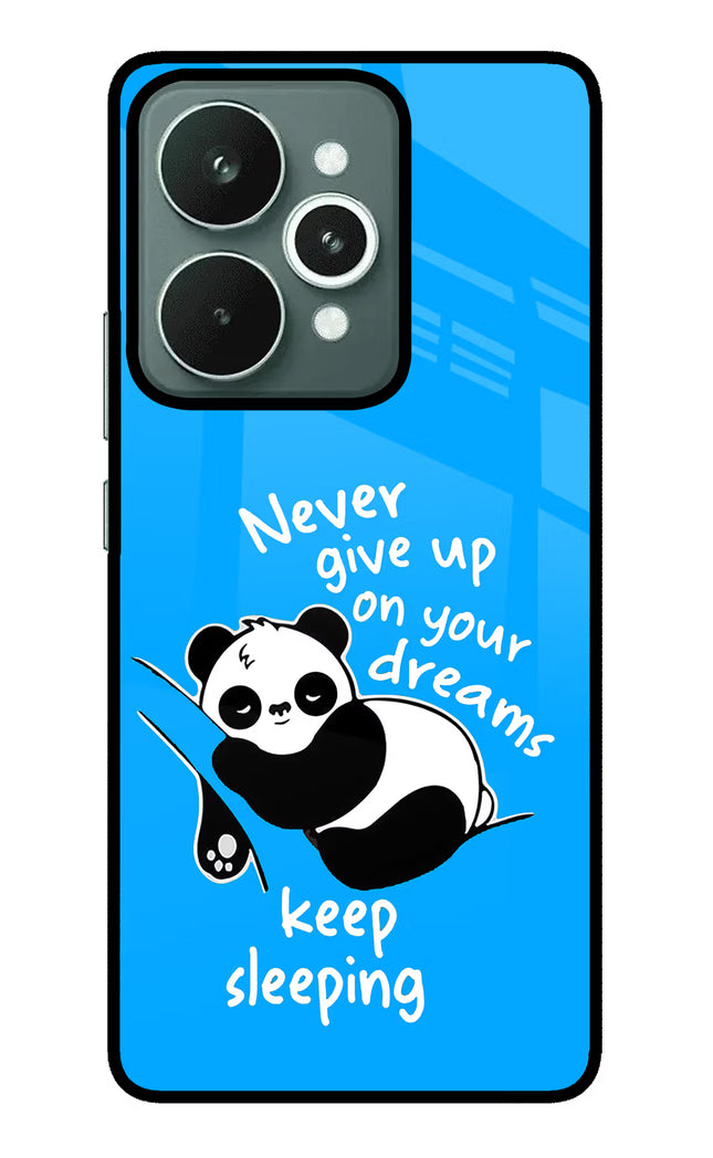 Keep Sleeping Realme 15 Glass Case