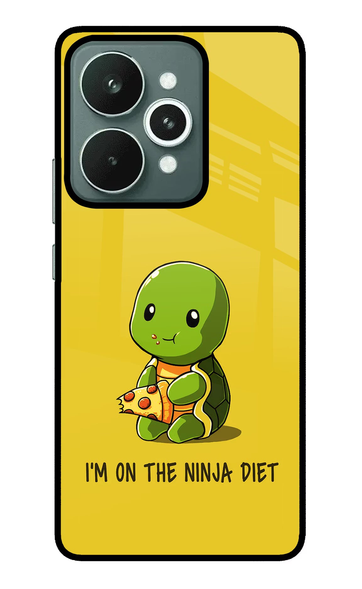 I'm on Ninja Diet Realme 15 Glass Case Back Cover by Casekaro