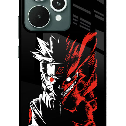 Naruto Two Face Realme 15 Glass Case