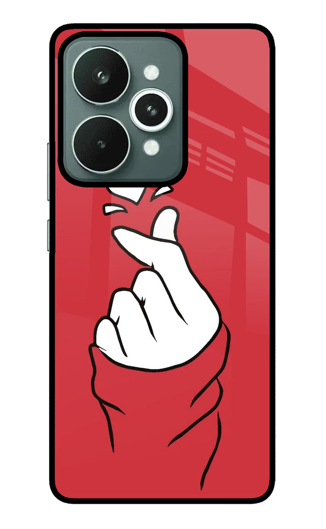 Korean Love Sign Realme 15 Glass Case