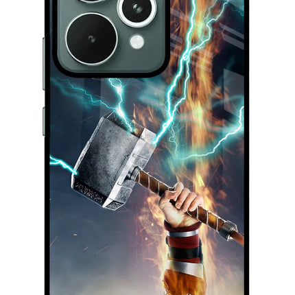 Thor Hammer Mjolnir Realme 15 Glass Case