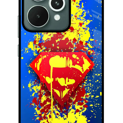 Superman logo Realme 15 Glass Case