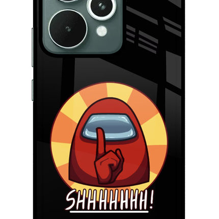 Among Us Shhh! Realme 15 Glass Case