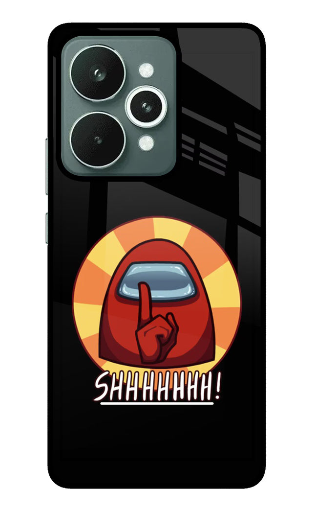 Among Us Shhh! Realme 15 Glass Case