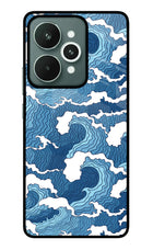 Blue Waves Realme 15 Glass Case