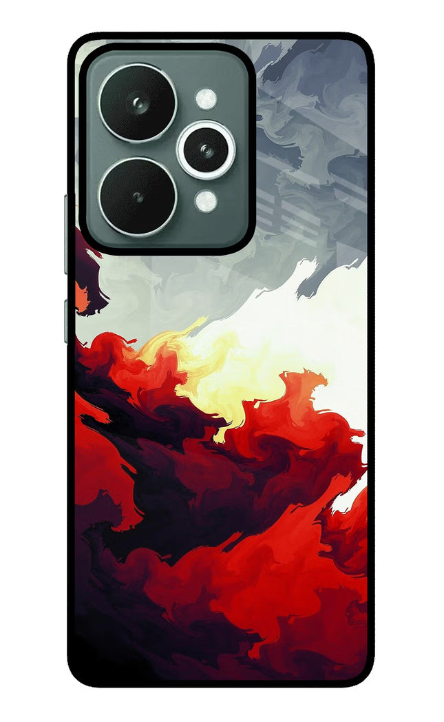 Fire Cloud Realme 15 Glass Case