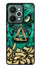 Green Owl Realme 15 Glass Case