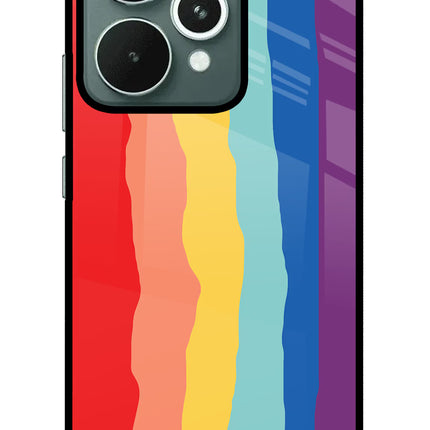 Rainbow Realme 15 Glass Case