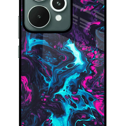 Abstract Realme 15 Glass Case