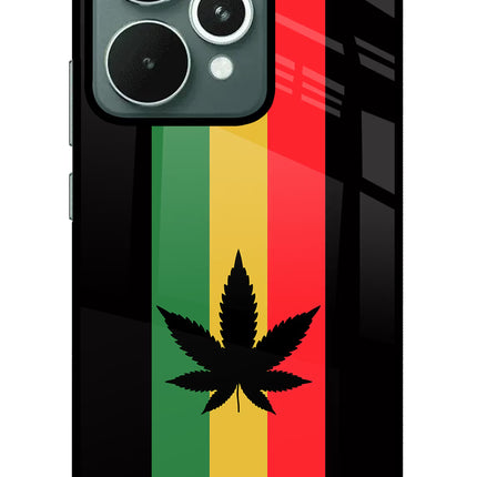 Weed Flag Realme 15 Glass Case
