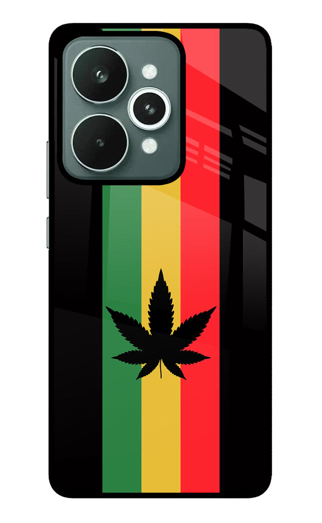 Weed Flag Realme 15 Glass Case