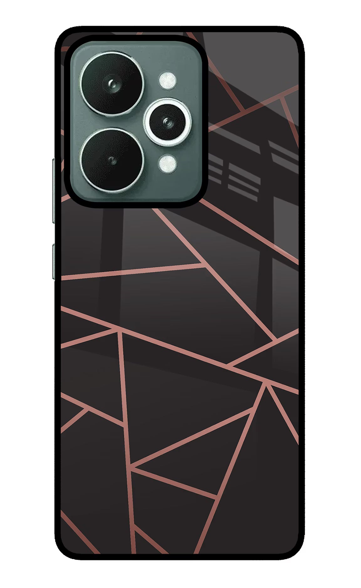 Geometric Pattern Realme 15 Glass Case