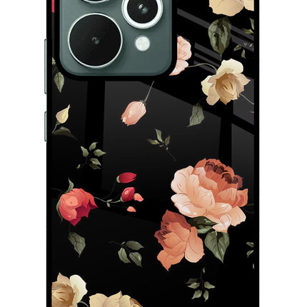 Flowers Realme 15 Glass Case
