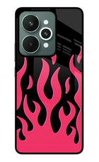 Fire Flames Realme 15 Glass Case